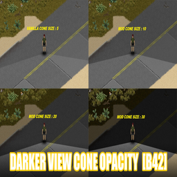 Darker View Cone Opacity