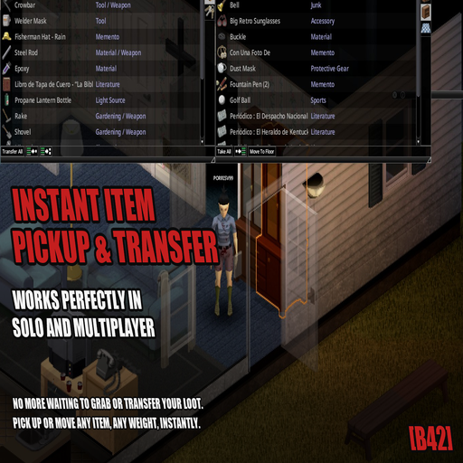 Instant Item Transfer