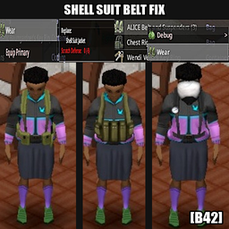 Shell Suit Belt Fix