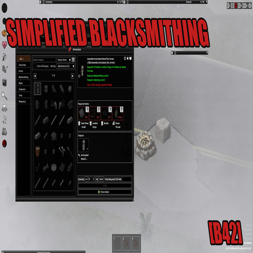 Simplified Blacksmithing